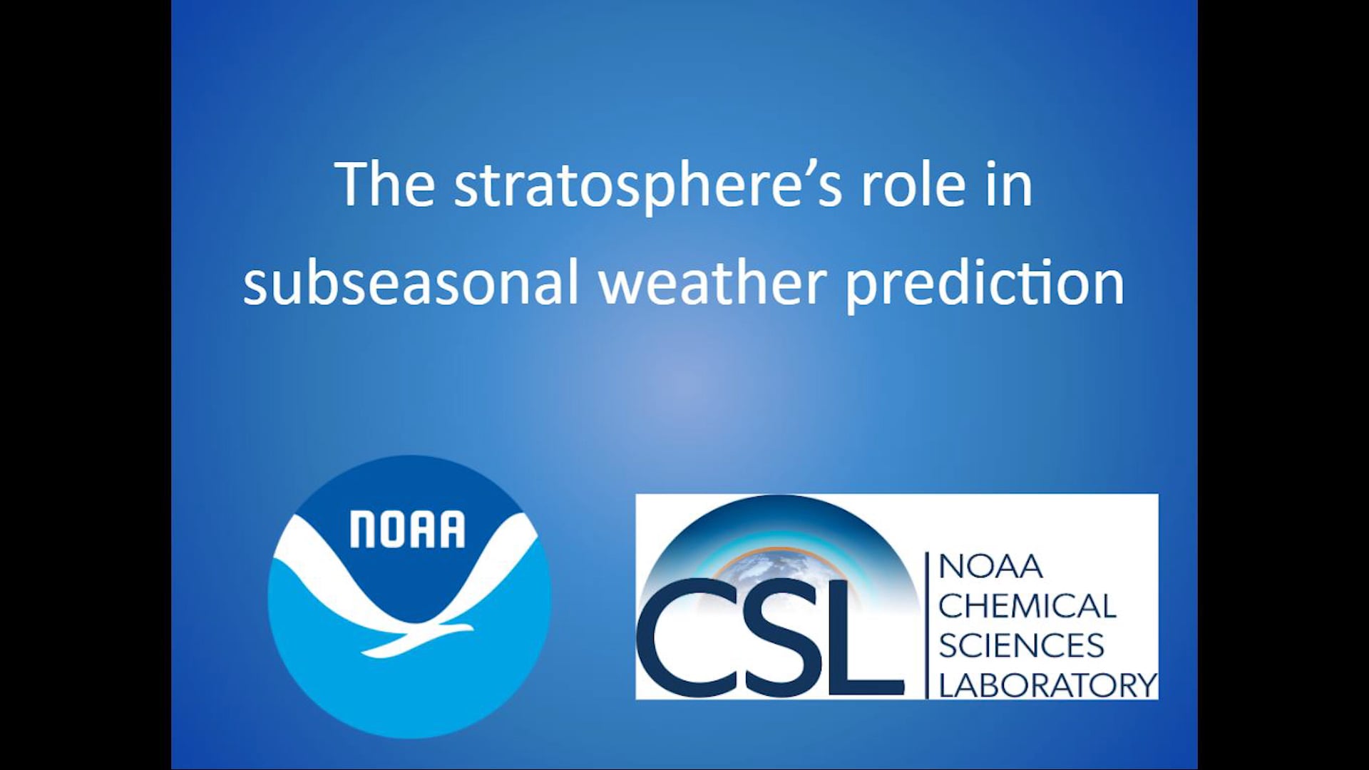 The stratosphere's role in subseasonal weather prediction on Vimeo