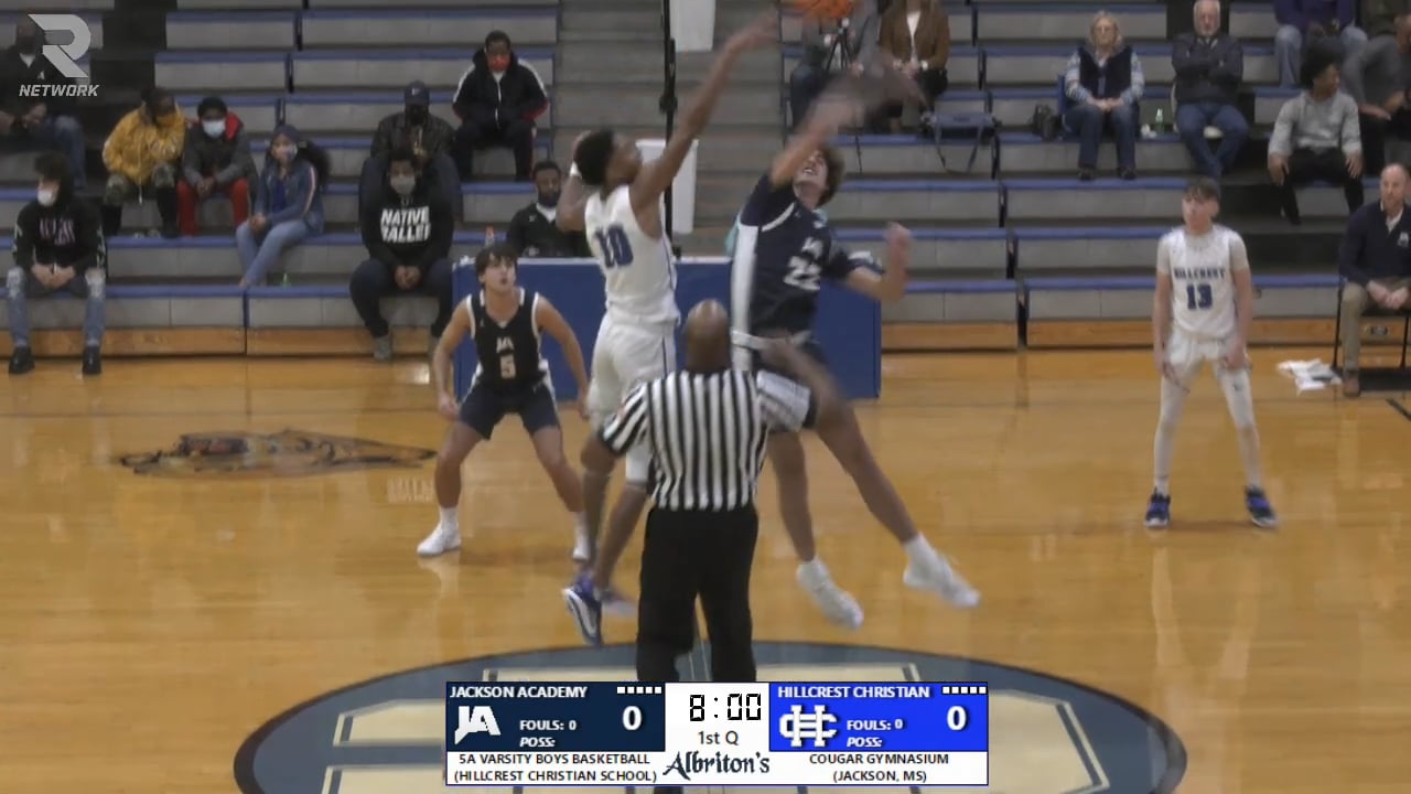 Varsity Boys Basketball at Hillcrest Christian - 02-05-21