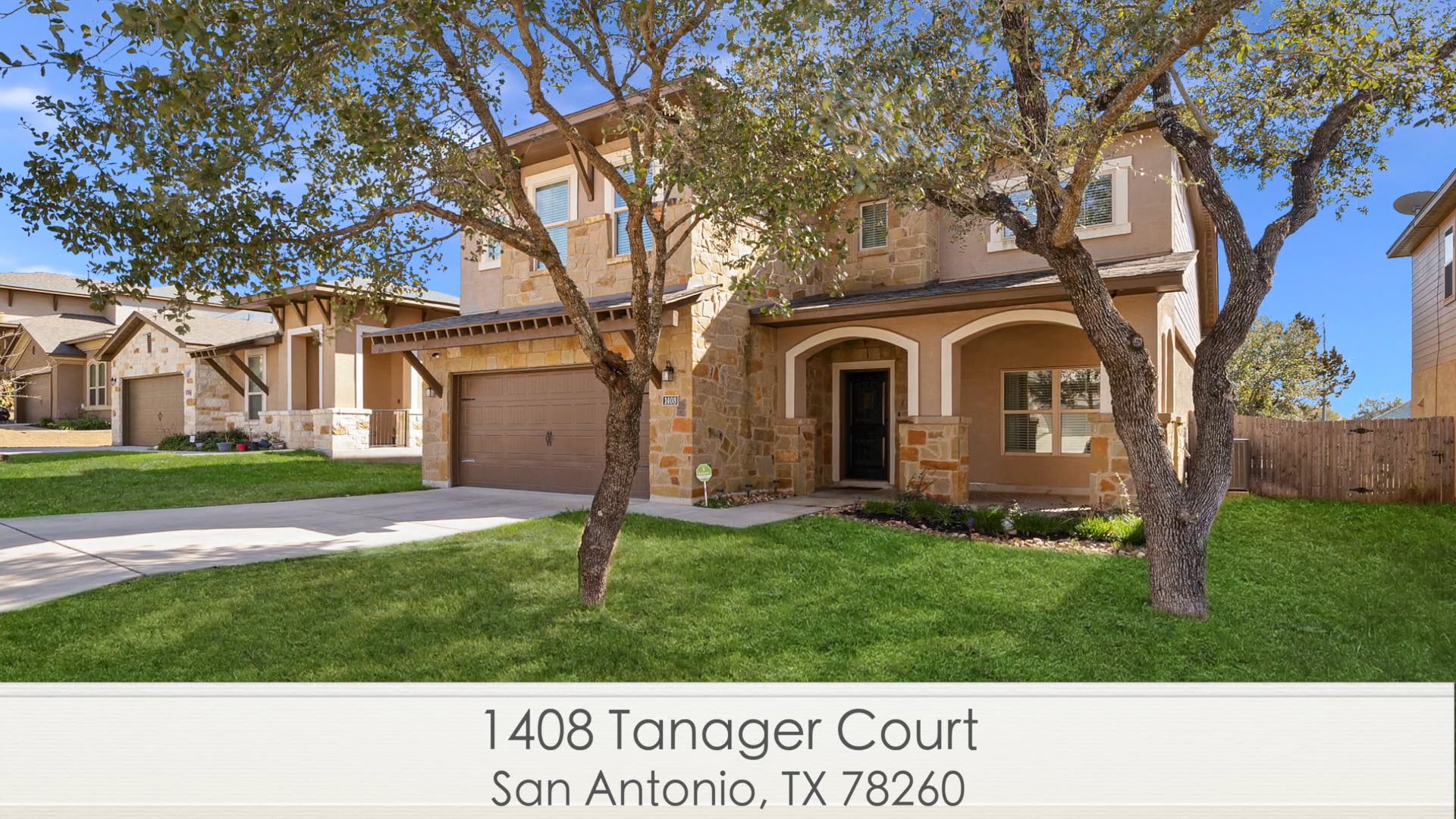 1408 Tanager Court, San Antonio, TX 78260 on Vimeo
