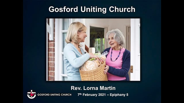 7th February 2021 - Rev. Lorna Martin