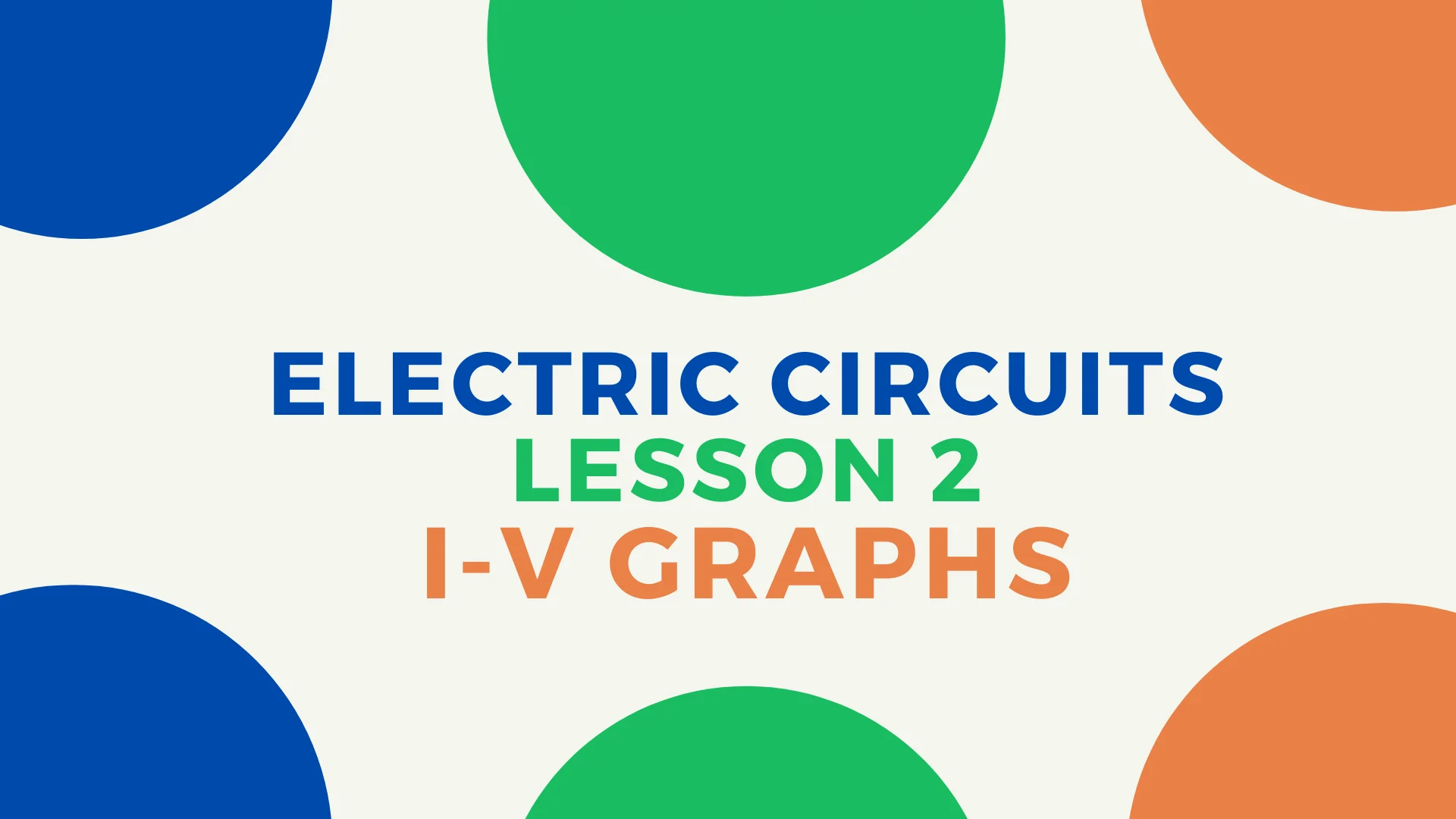 IV graphs and resistance on Vimeo