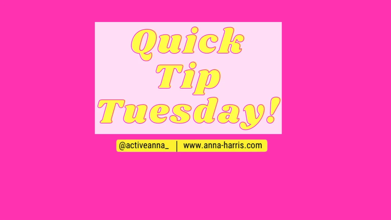Quick Tip Tuesday on Vimeo