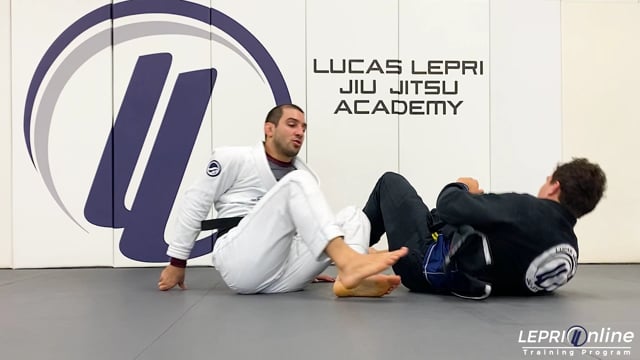 De La Riva with Lapel Control to X Guard Sweep Variation to Side Control