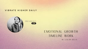 Emotional Growth Timeline Work