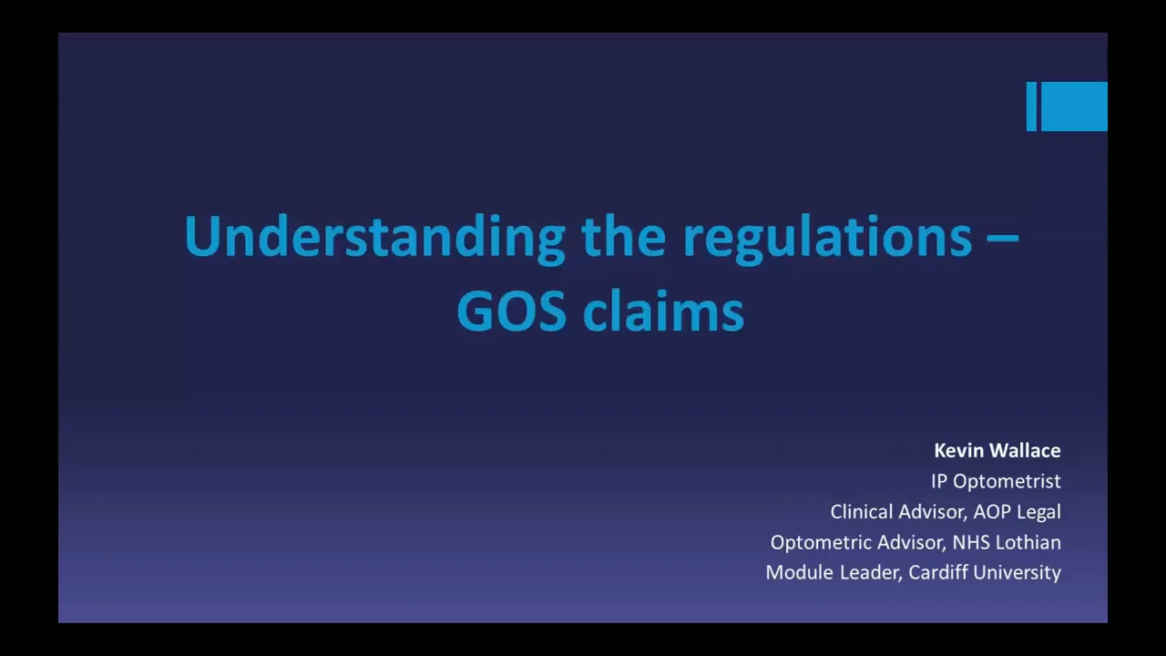 Understanding the GOS regulations  