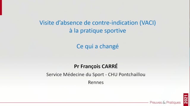 Visite d’absence de contre-indication à la pratique sportive, ce qui a changé
