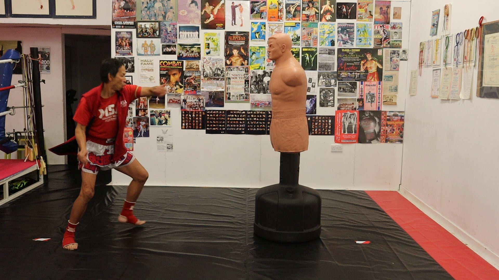 Spinning Hook Kick with other techniques