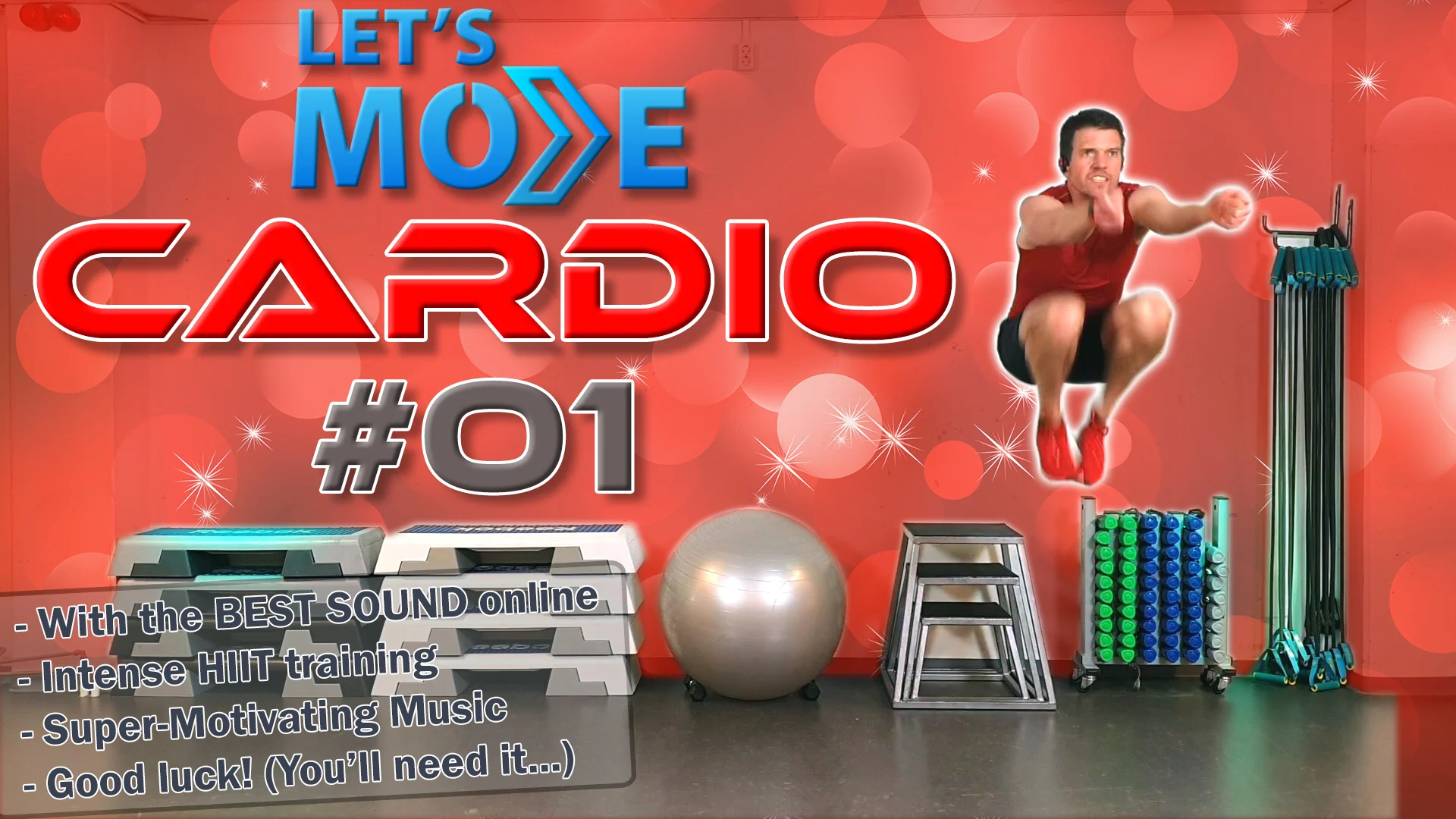 Cardio With Lars  HIIT Training With Awesome Music; Let's Move