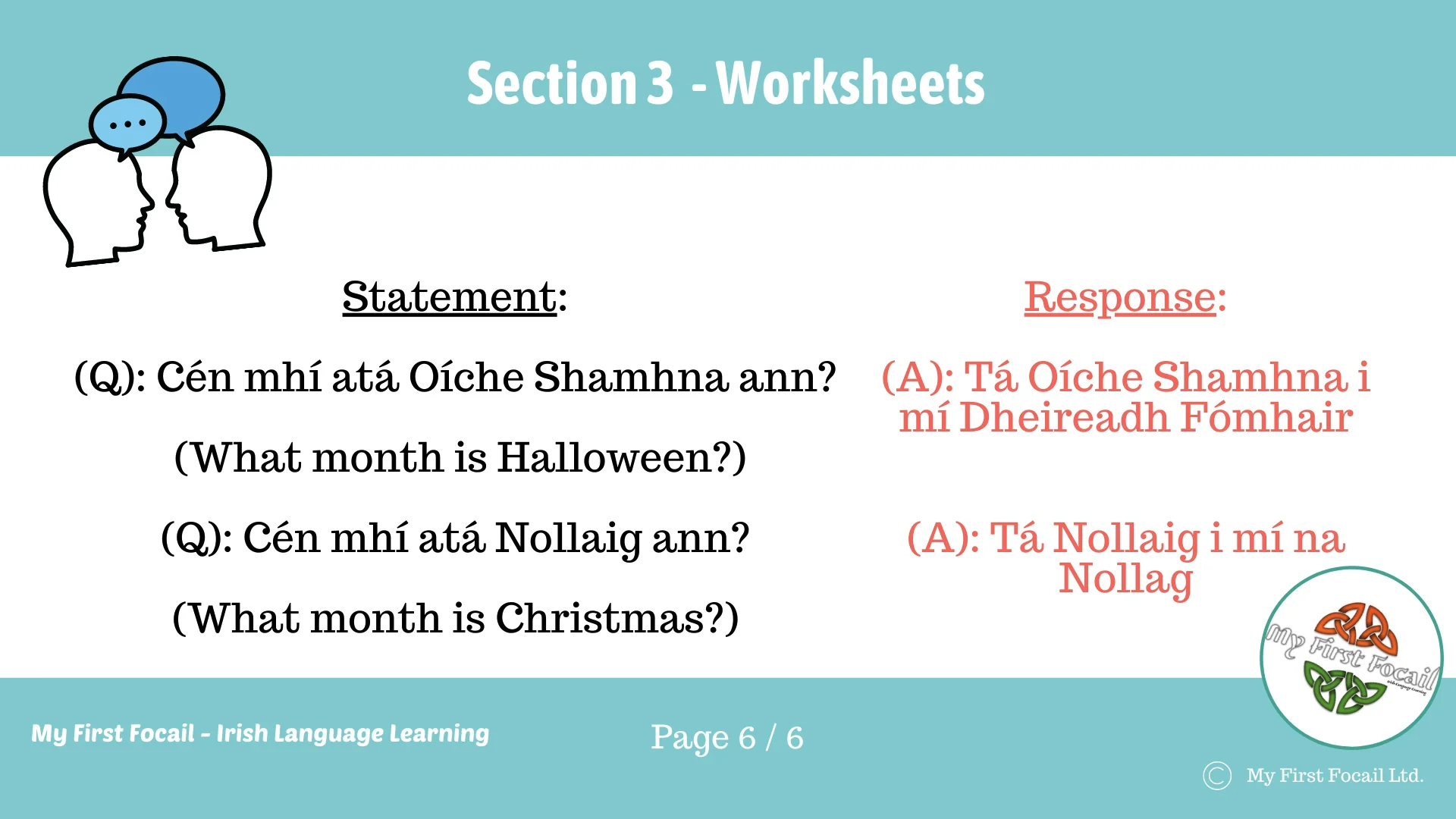 Section 3 Worksheets on Vimeo