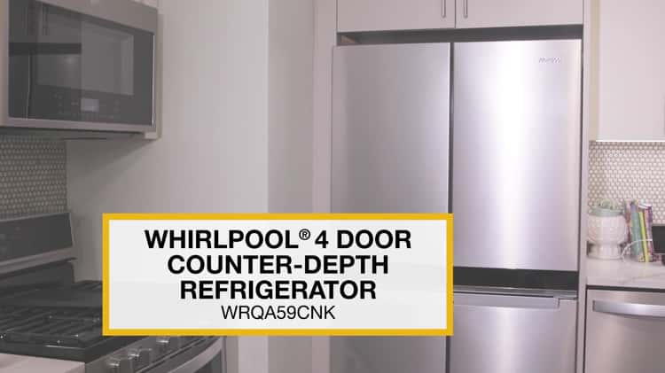 Whirlpool 36 in. 19.4 cu. ft. 4-Door French Door Refrigerator in