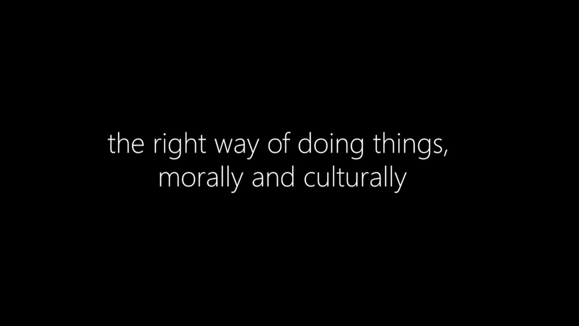 What does ethics mean to you? #08