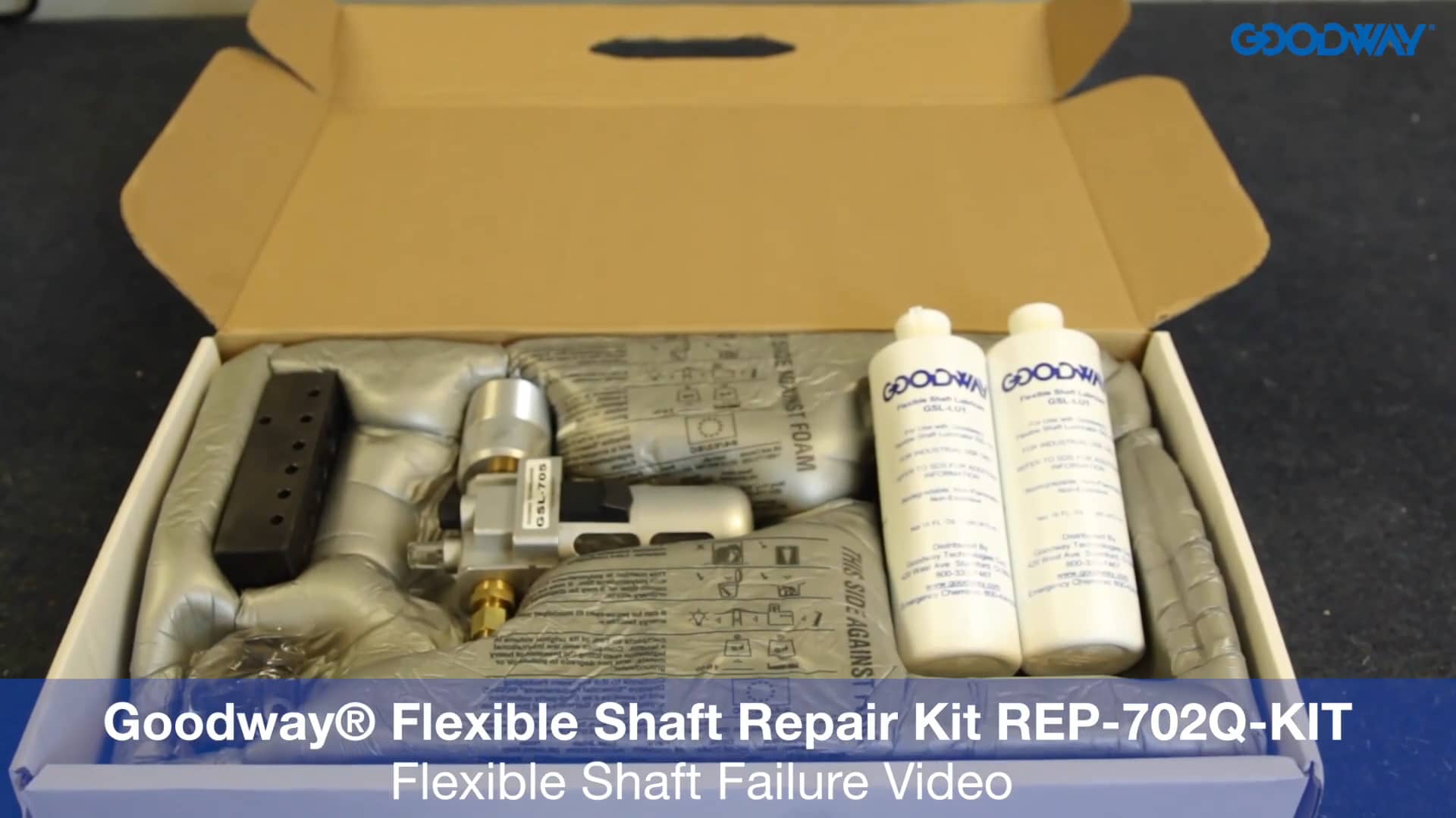Goodway Flexible Shaft Repair Kit on Vimeo