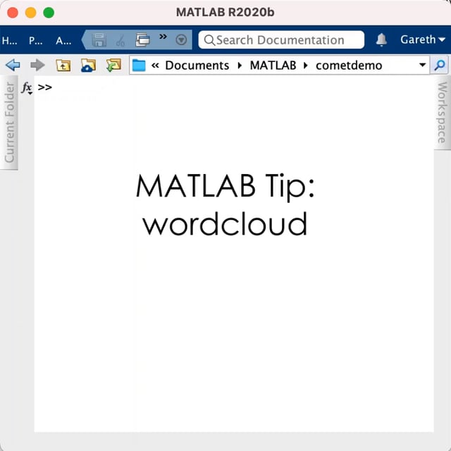 MATLAB Tip: wordcloud