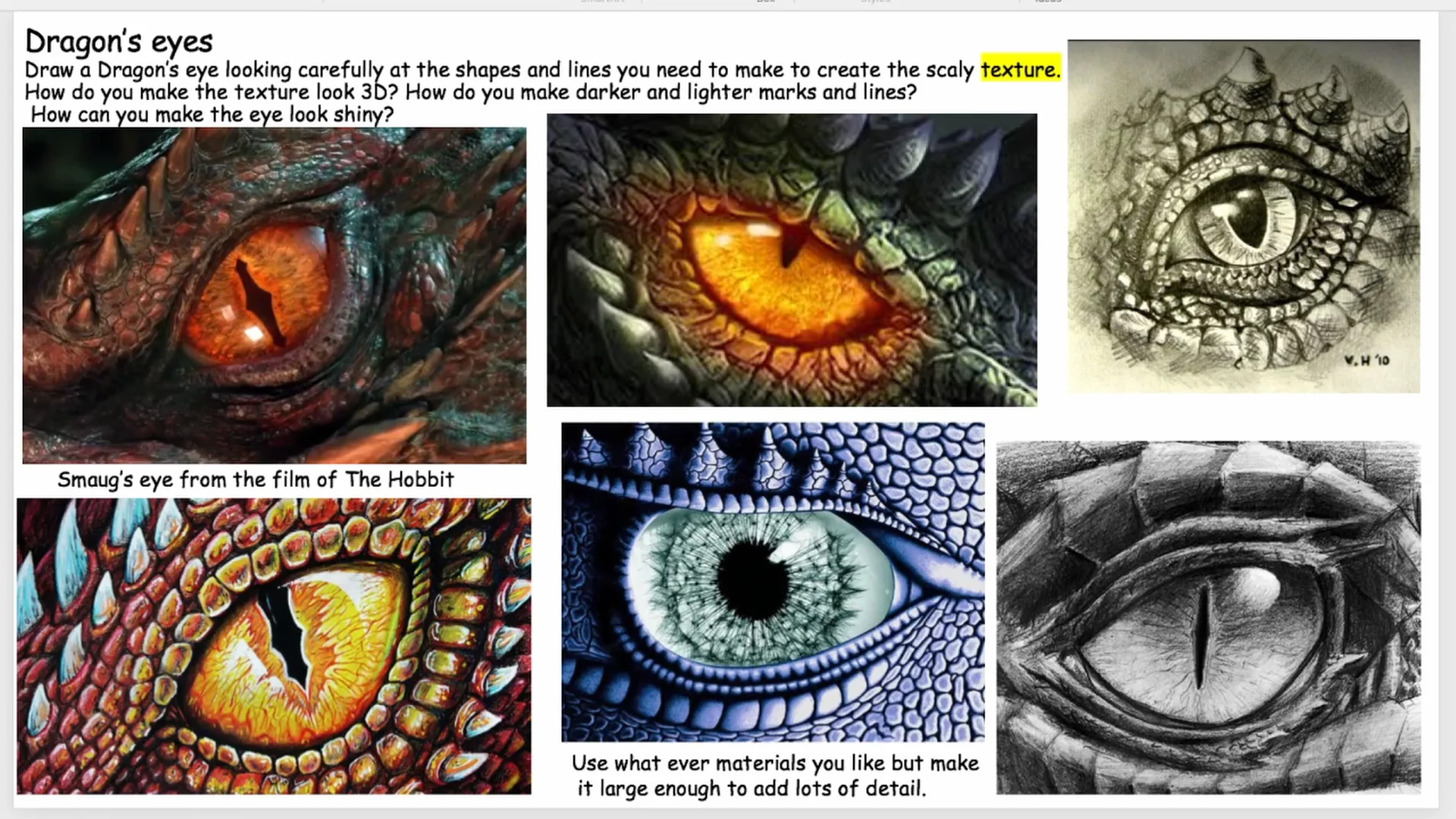 How To Draw A Realistic Dragon Eye