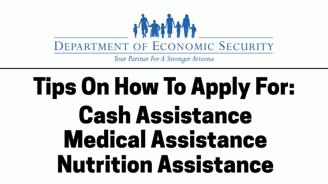 How To Apply For Cash Medical and Nutrition Assistance