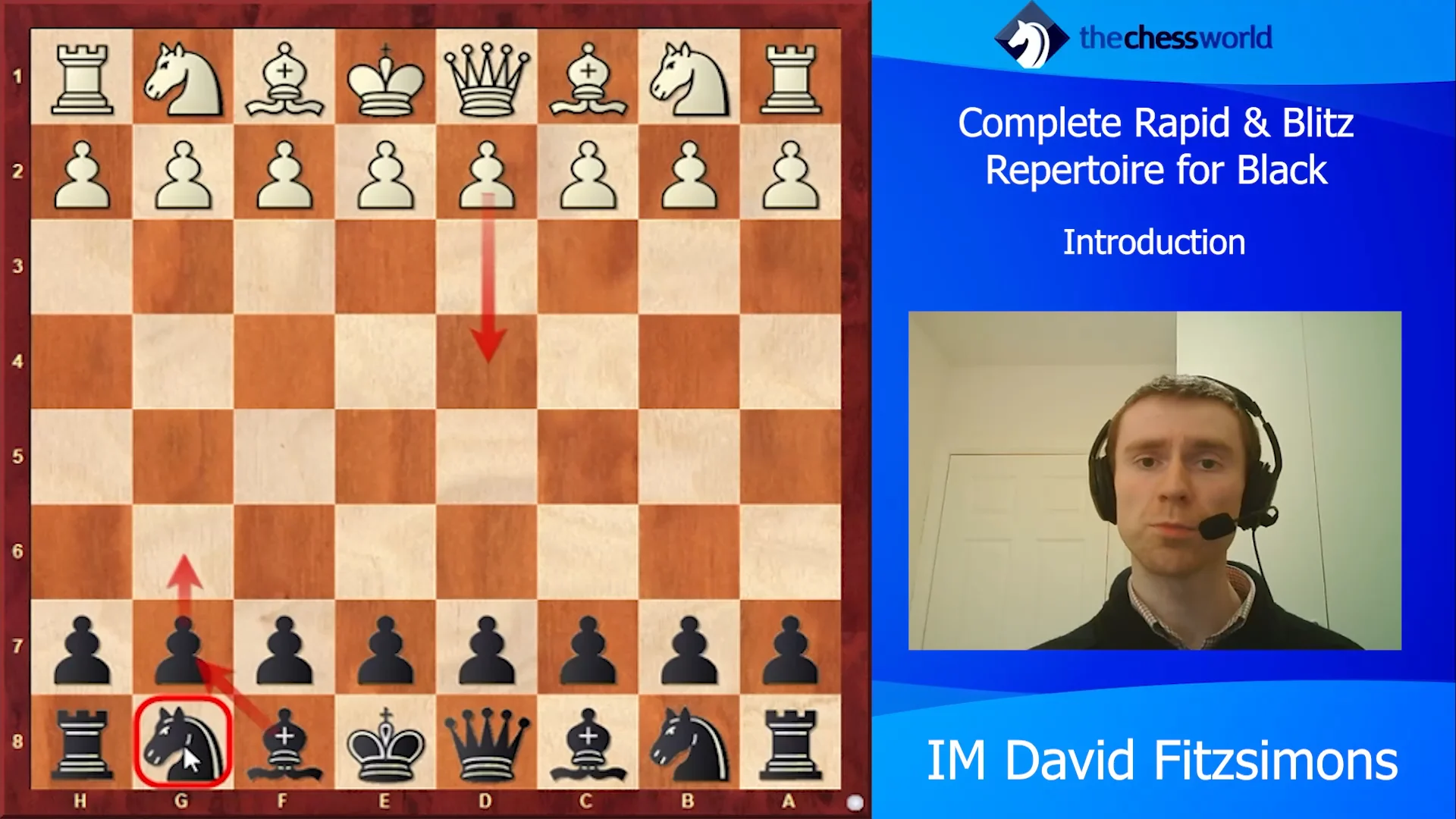 Complete Rapid & Blitz Repertoire for Black with IM David