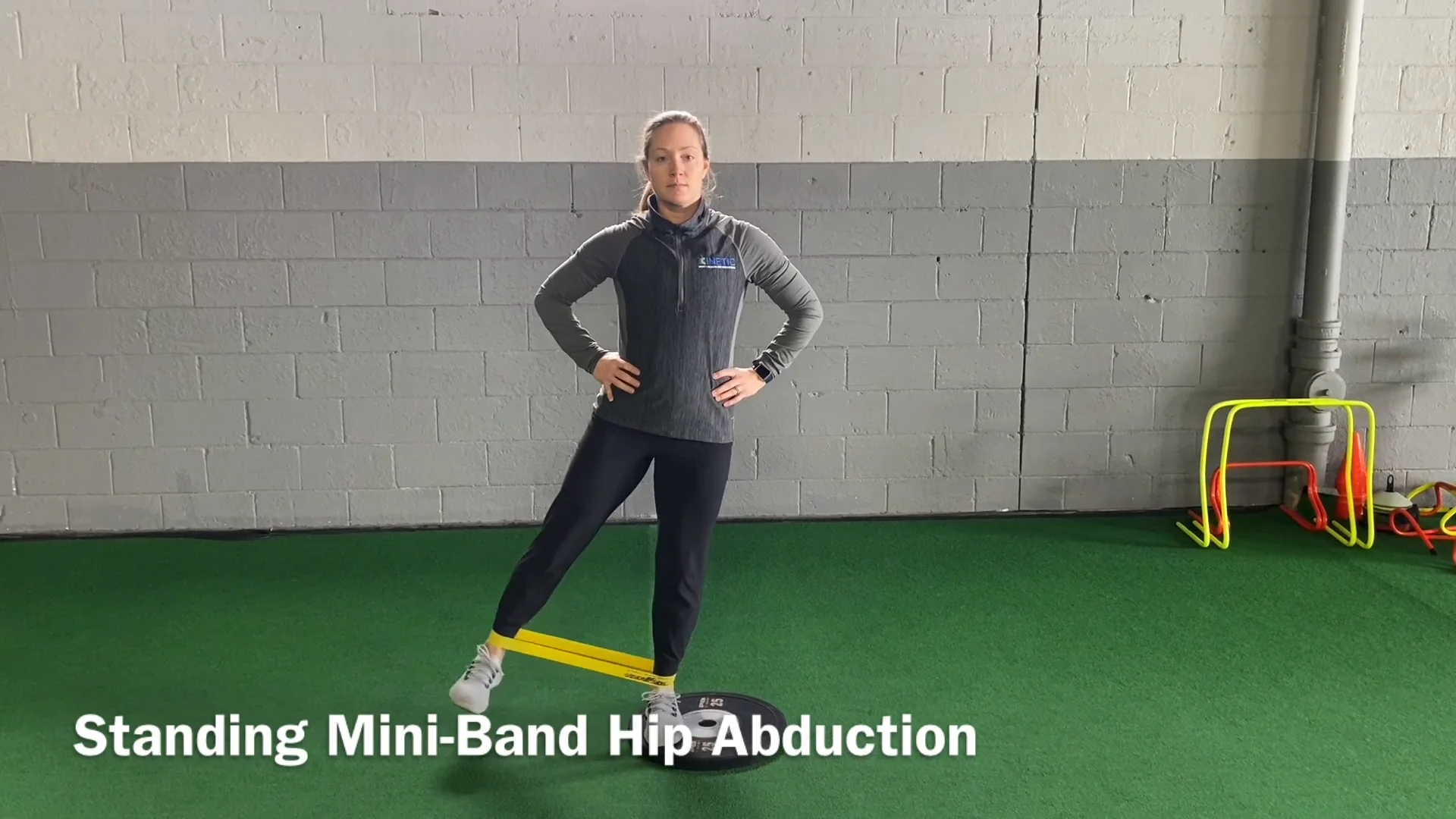 Banded hip abduction discount standing