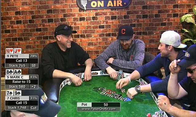 #190: Premiere of poker on air -- tough $2-$5 game Part 1 of 2