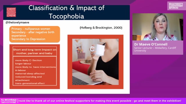 Dr Maeve O'Connell - Interventions for fear of childbirth