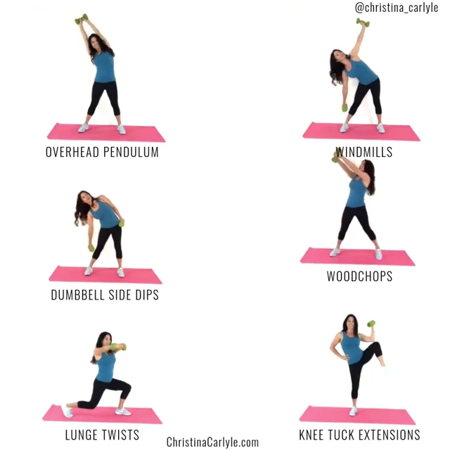 5 Exercises for Belly Fat - Quick and Easy Ab Workout - Christina Carlyle