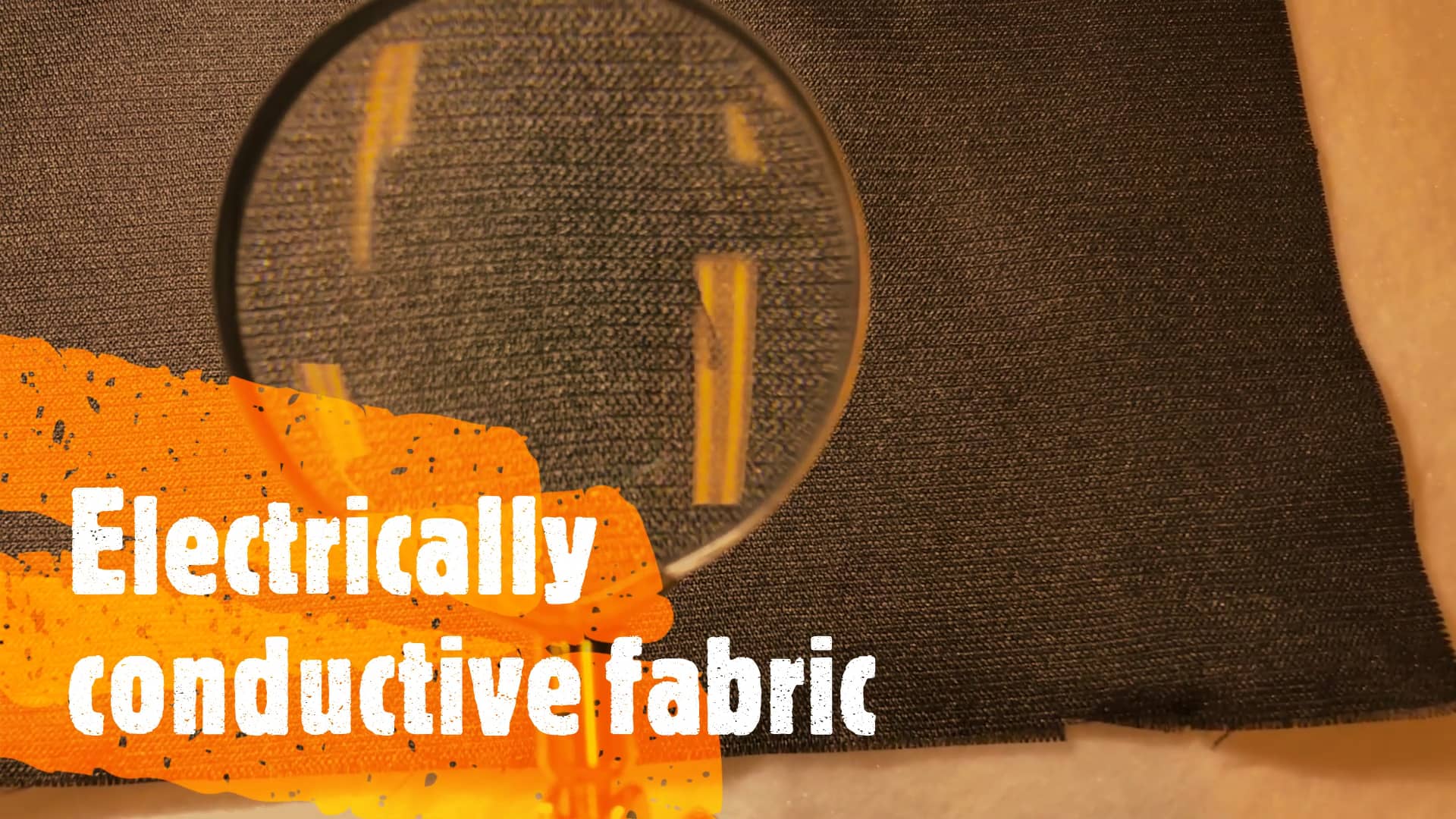 Electrically Conductive Fabric developed by Grafren on Vimeo