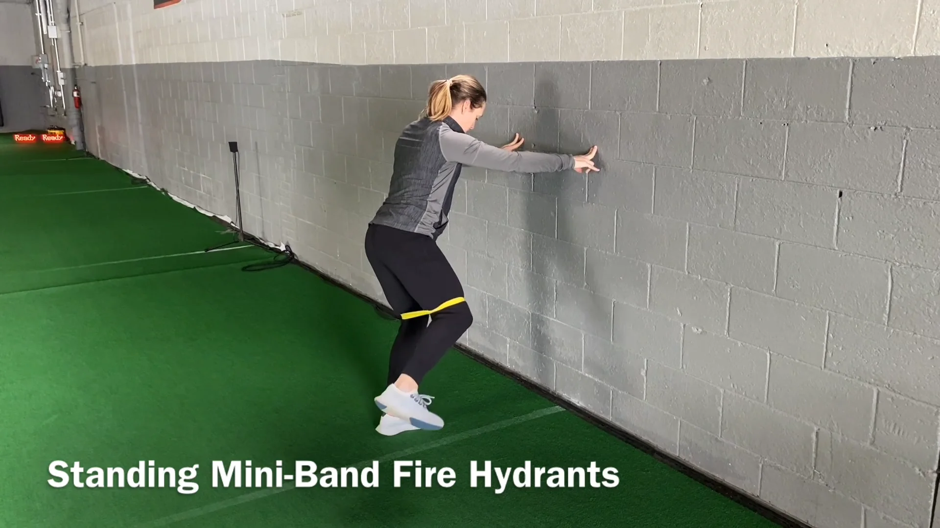 Fire hydrant exercise with band hot sale