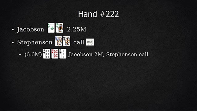 #7: Jacobson's turnaround and preflop shenanigans
