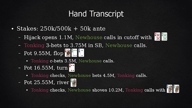 #6: Mark newhouse's ninth place WSOP main event finish