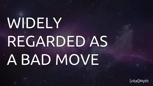 #24: Widely regarded as a bad move