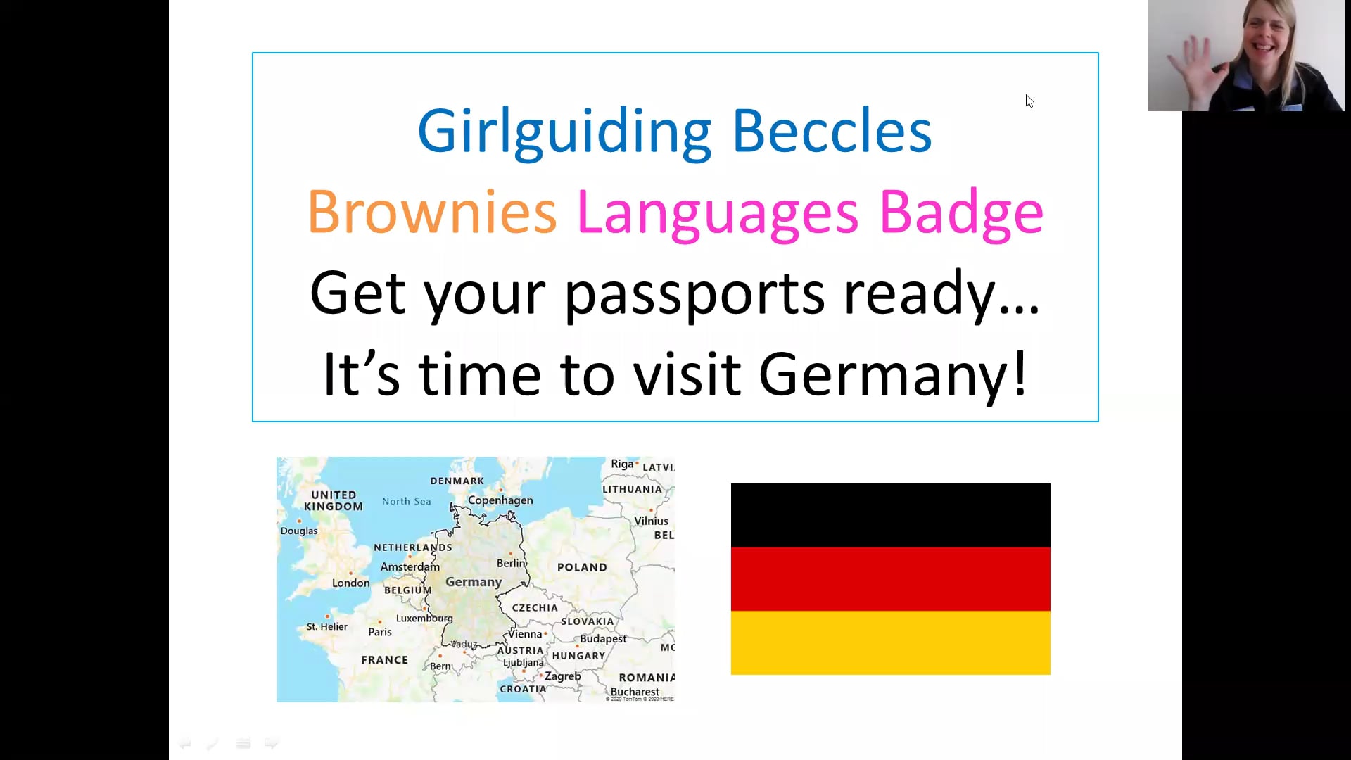 Brownie Language Badge Where is Germany on Vimeo