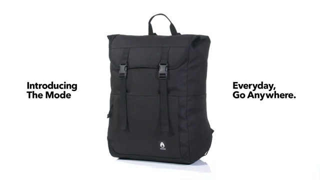 NIXON Everyday Zipper Closure Black Packable Backpack Bag C2428-001-00, Fast & Free US Shipping