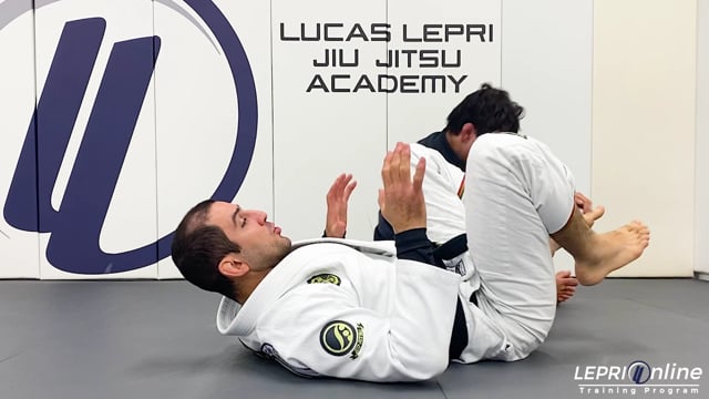 Butterfly Sweep when Opponent Attempt to Post to Defend