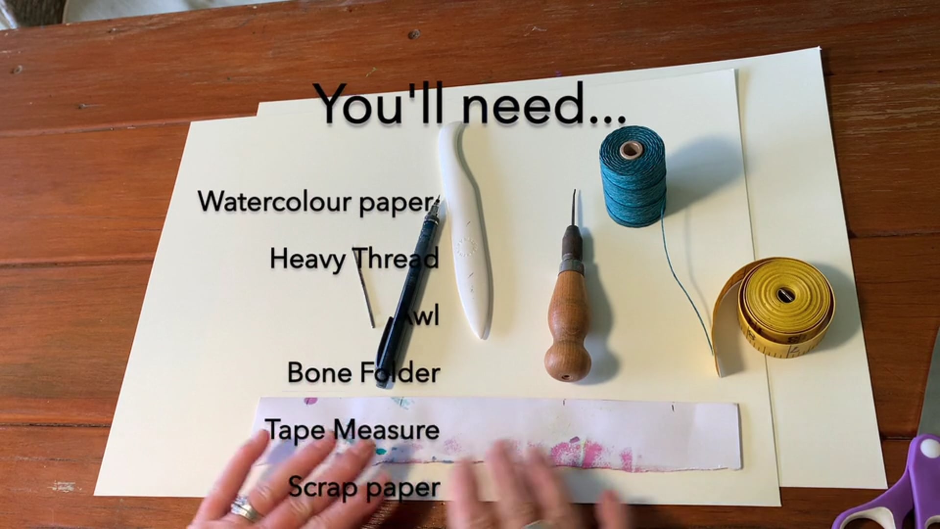 Make Your Own Art Journal With Watercolour Paper