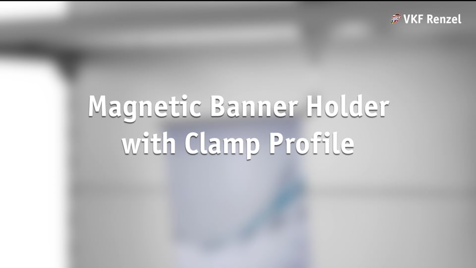 53-0447-1 Magnetic Banner Holder with Clamp Profile