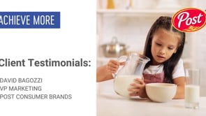 Post Consumer Foods - Customer Success Story (David Bagozzi - VP Marketing)