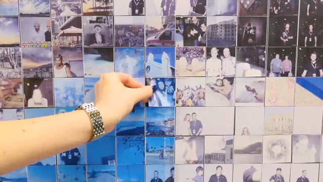 Mosaic wall para eventos Instafoto