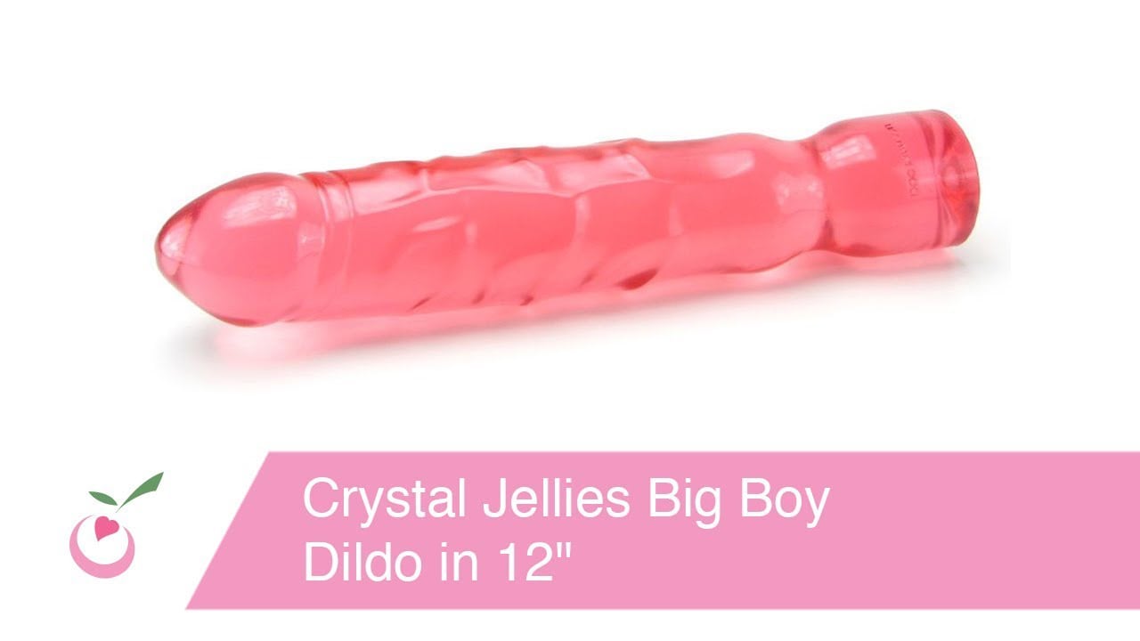 Crystal Jellies Big Boy Dildo in 12