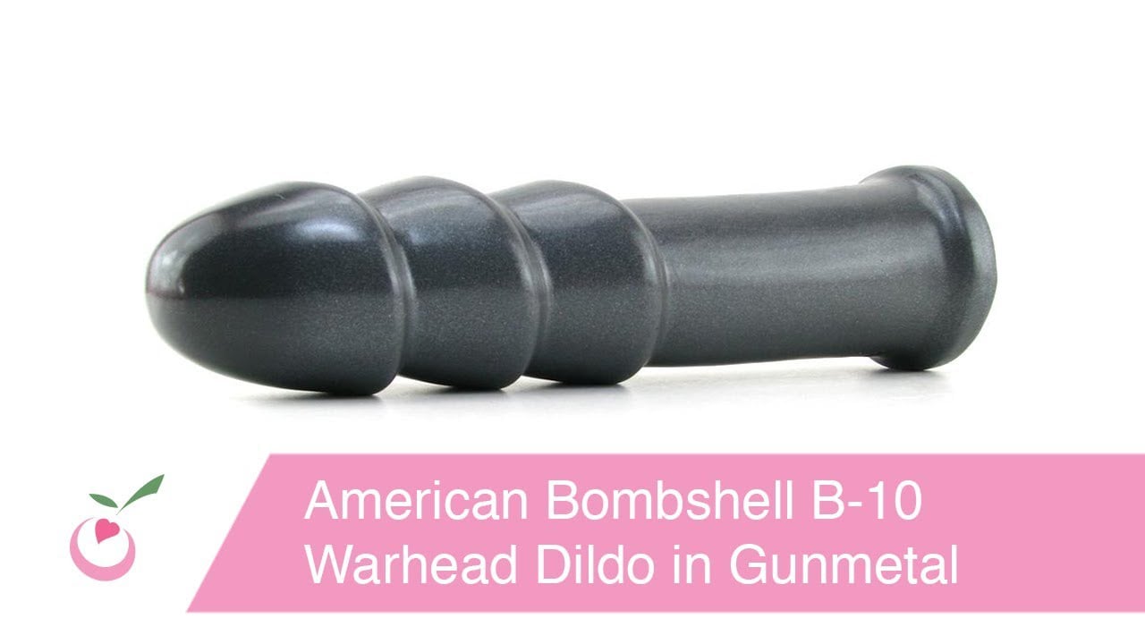 American Bombshell B-10 Warhead Dildo in Gunmetal