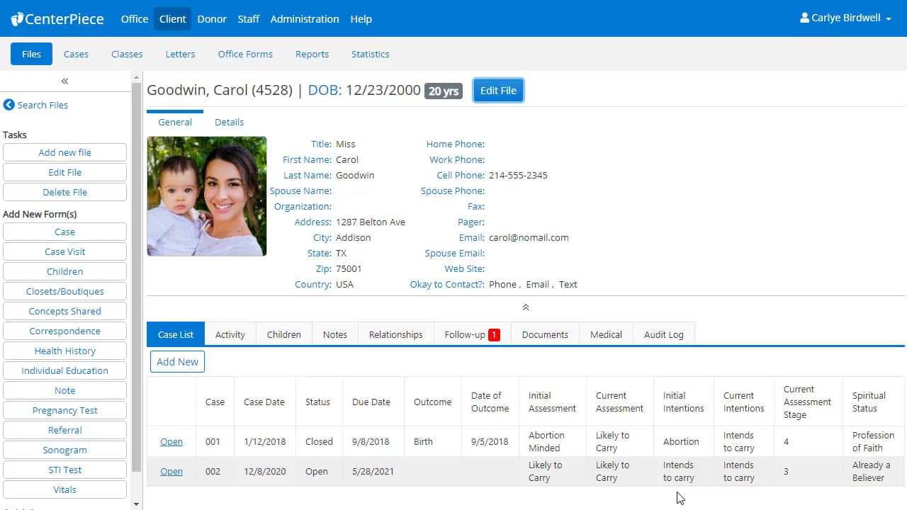 CenterPiece Client File Overview on Vimeo