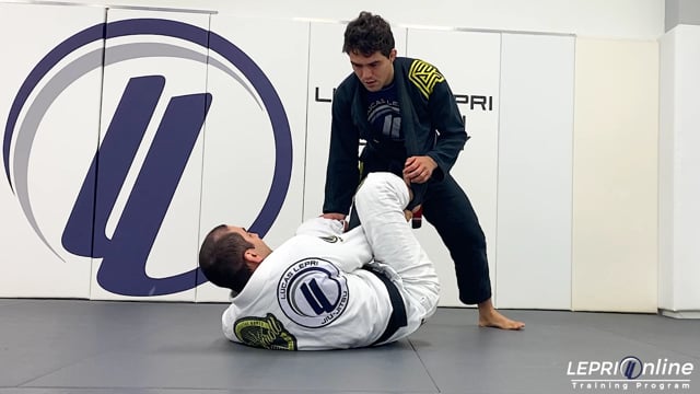De La Riva with Lasso Control to Omoplata Attempt to Sweep to Side Control