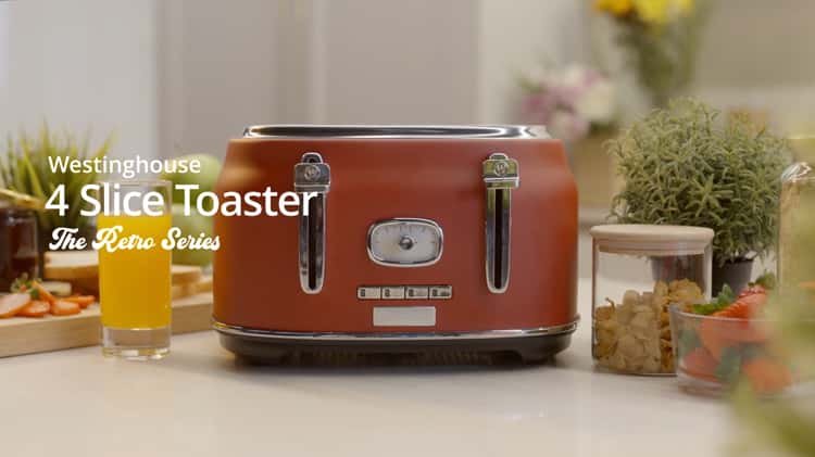 Retro Series 4 Slice Toaster - Westinghouse Homeware