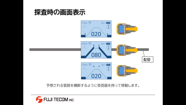 鉄管・ケーブル探知器PL-G紹介　210212