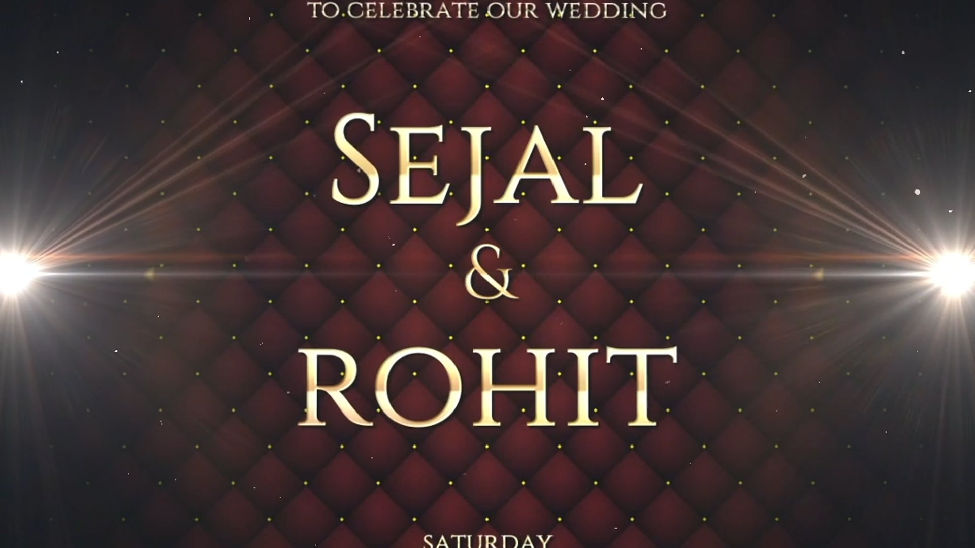 Sejal & Rohit