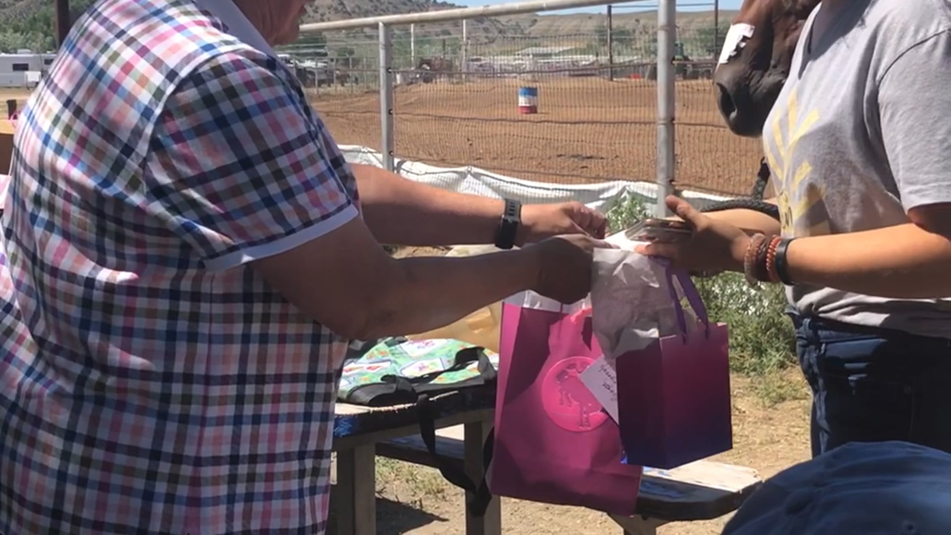 Carla awarding prizes