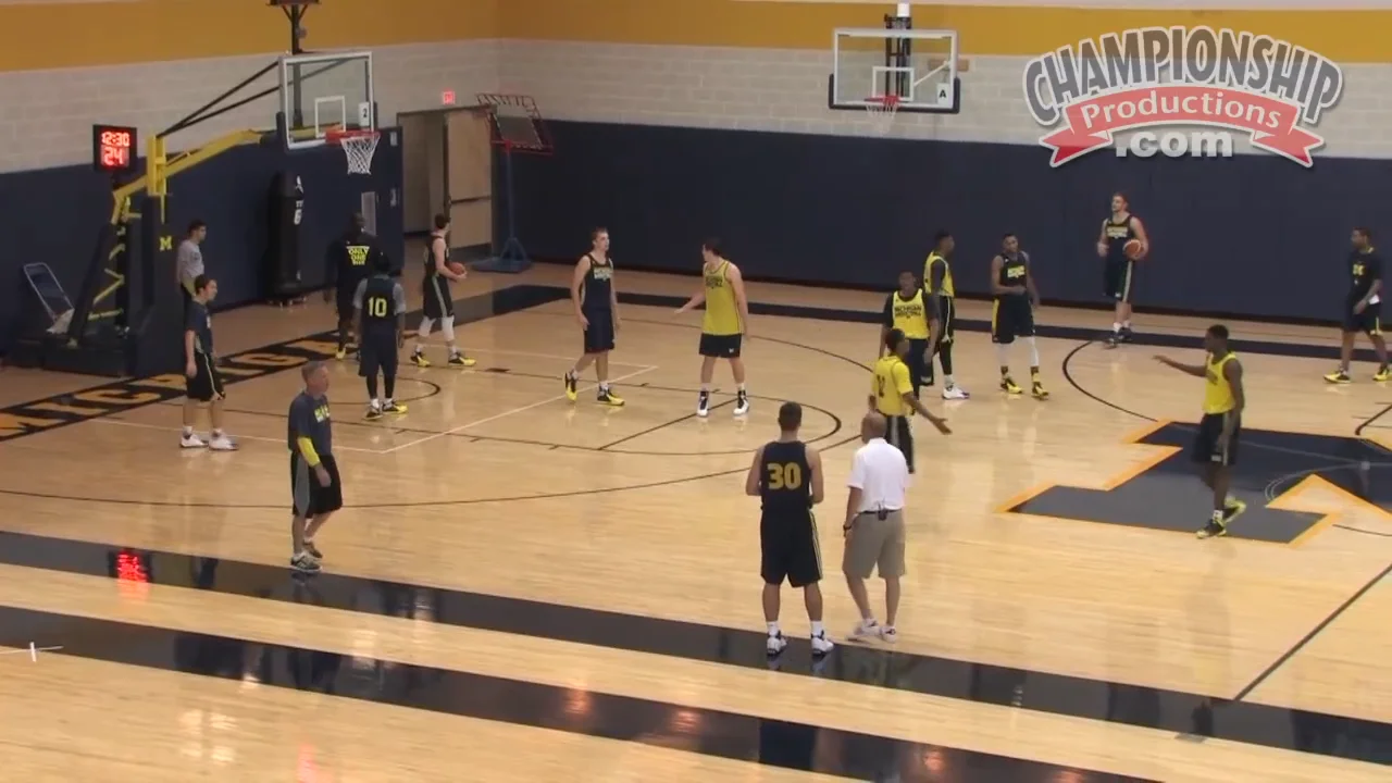 All Access Defensive Practice with John Beilein Basketball