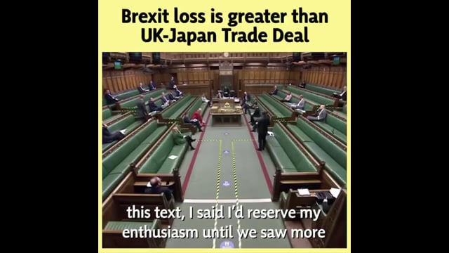 Brexit Loss Greater Than UK-Japan Deal