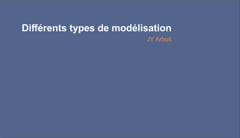 TYPES DE MODELISATION 3D