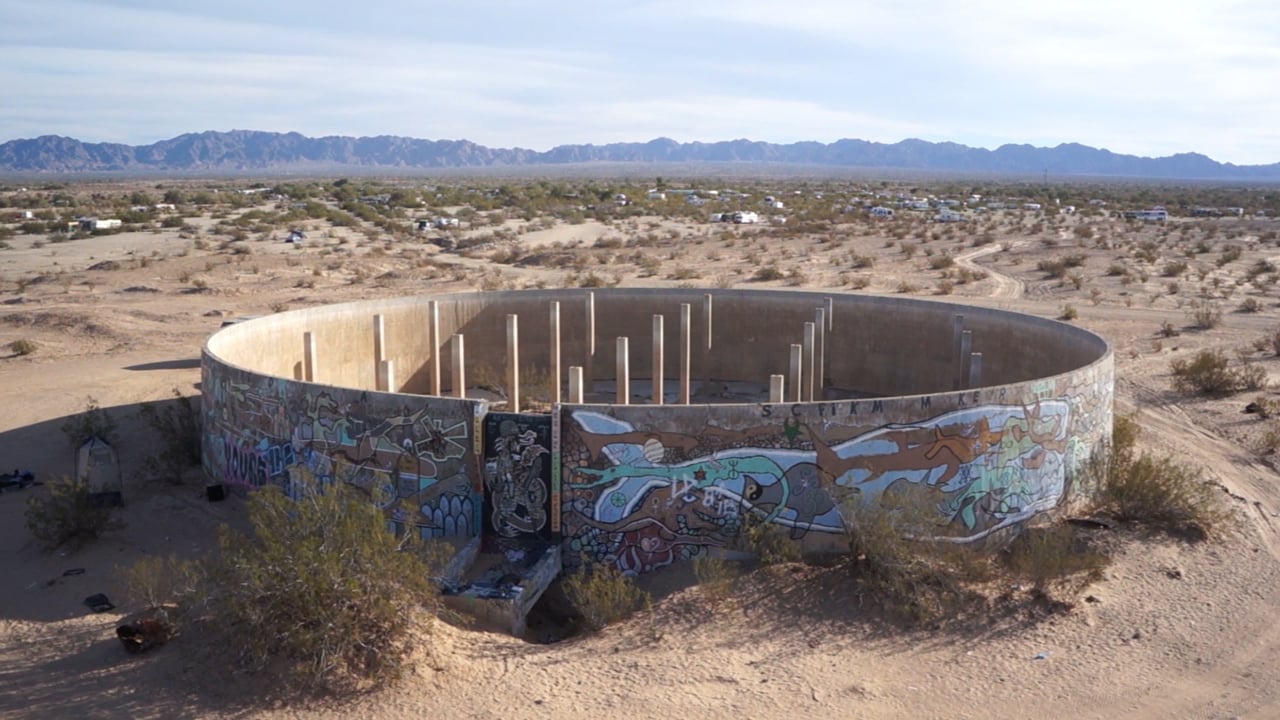 Slab City Water Tank Ruin