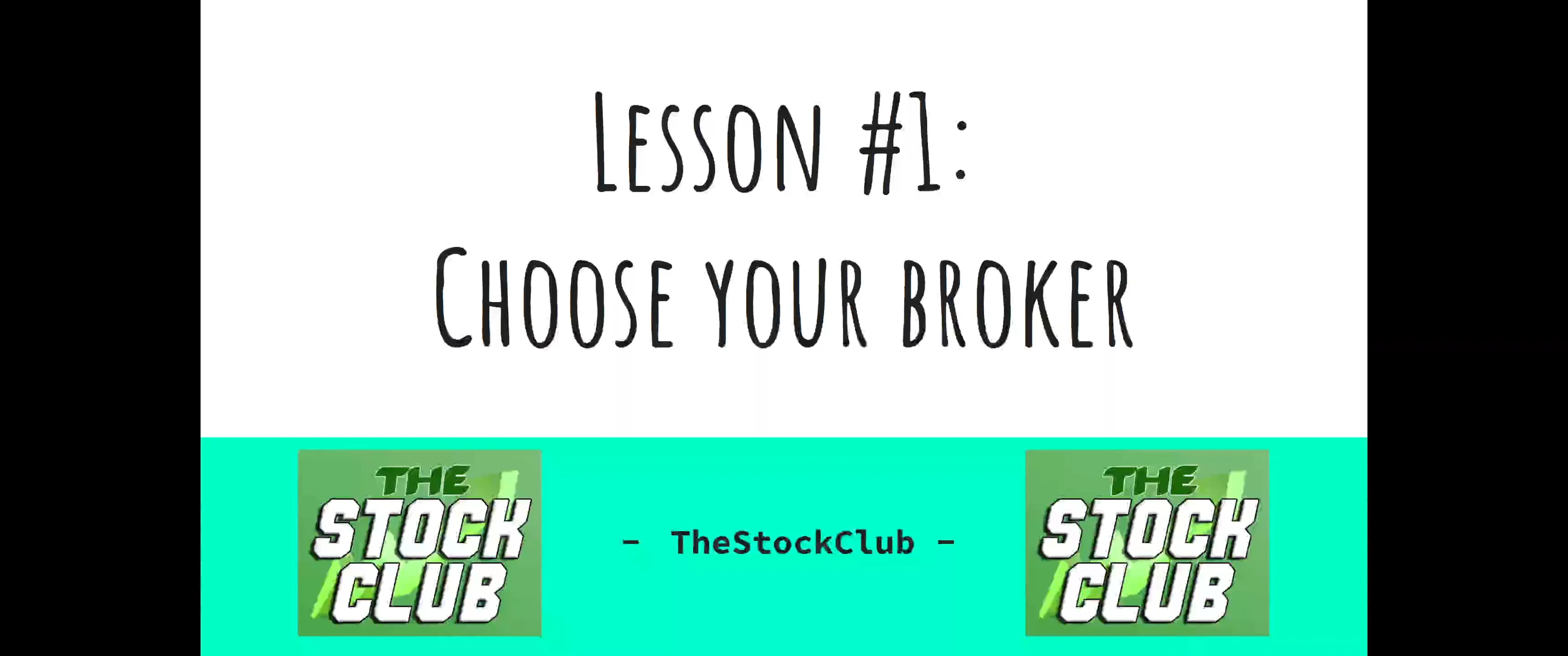 Basics Series Lesson #1: Choosing your Broker on Vimeo