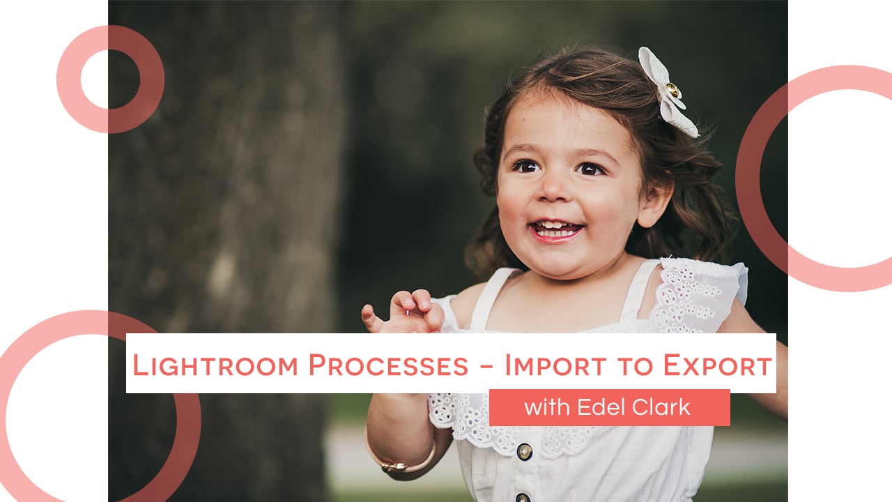 Lightroom Processes - Import to Export with Edel Clark